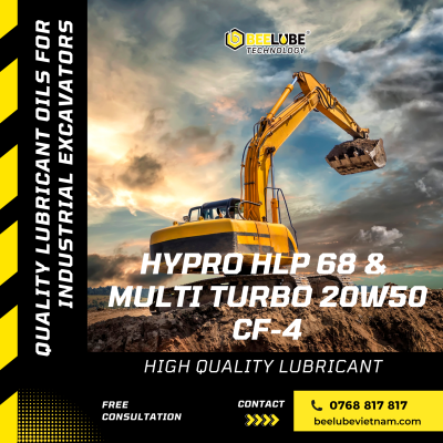 QUALITY LUBRICANT OILS FOR INDUSTRIAL EXCAVATORS