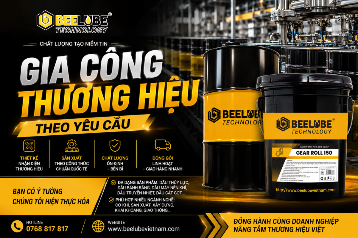 Gia Công Dầu Nhớt Theo Yêu Cầu – Giải Pháp Phát Triển Thương Hiệu Dầu Nhớt Riêng 3107